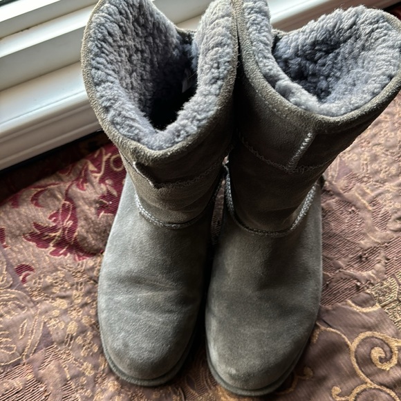 Emu Australia Alba Boot Waterproof Suede Sheepskin Wool High Low Winter Boot - Picture 4 of 7